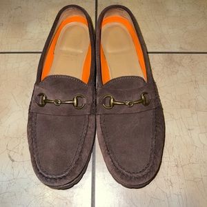 Cole Haan brown suede loafers